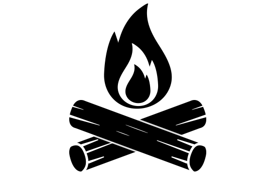 Aufkleber - campfire01